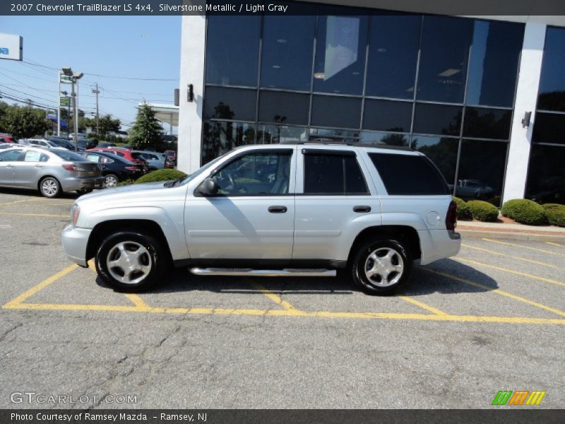 Silverstone Metallic / Light Gray 2007 Chevrolet TrailBlazer LS 4x4