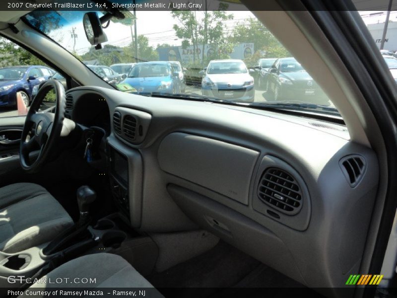 Silverstone Metallic / Light Gray 2007 Chevrolet TrailBlazer LS 4x4