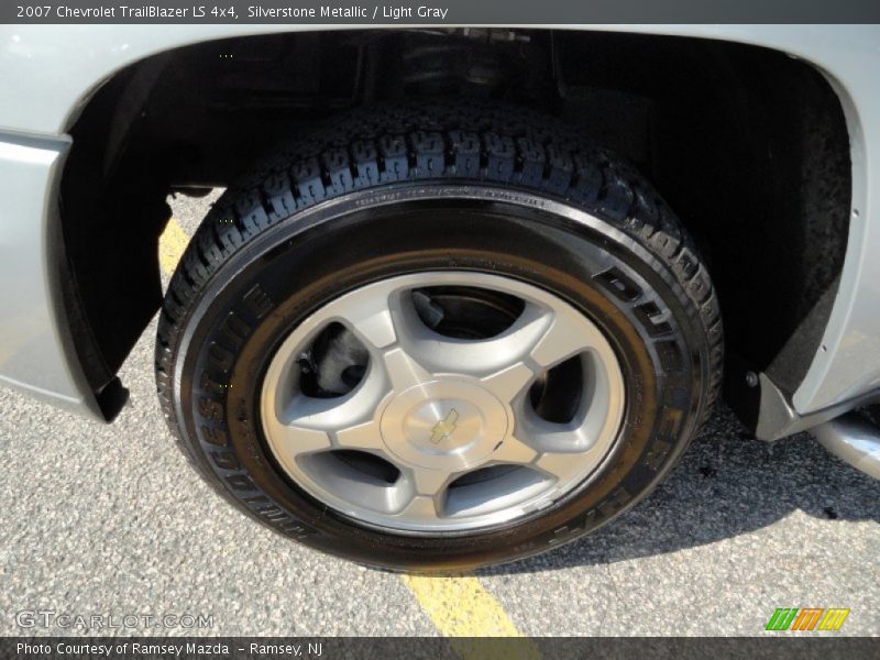 Silverstone Metallic / Light Gray 2007 Chevrolet TrailBlazer LS 4x4