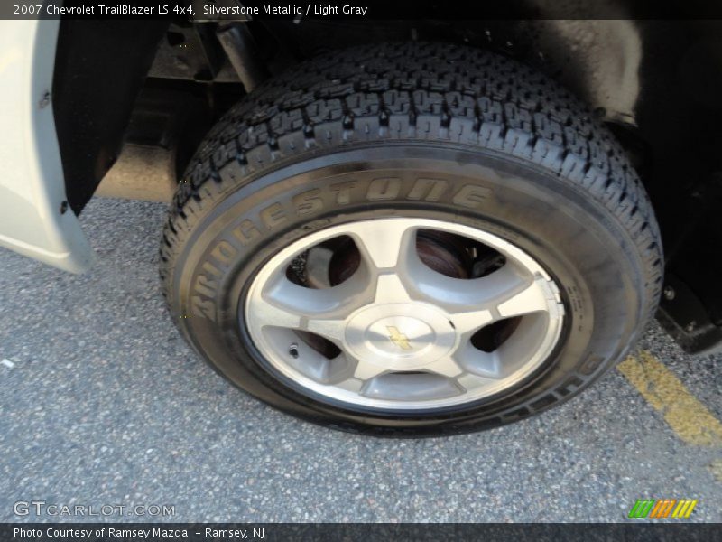 Silverstone Metallic / Light Gray 2007 Chevrolet TrailBlazer LS 4x4