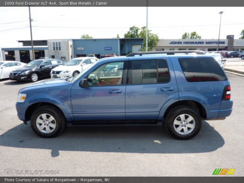 Sport Blue Metallic / Camel 2009 Ford Explorer XLT 4x4