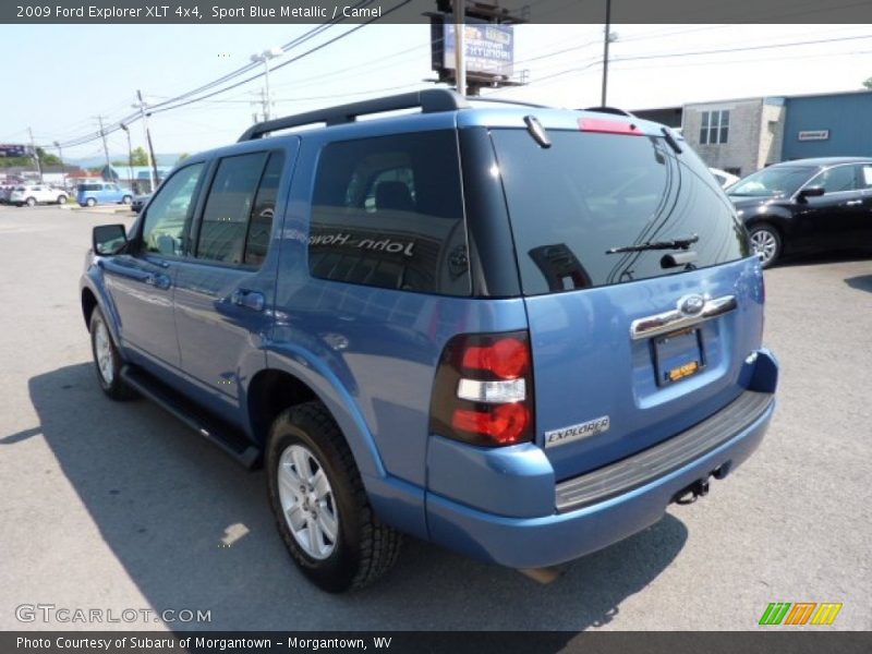 Sport Blue Metallic / Camel 2009 Ford Explorer XLT 4x4