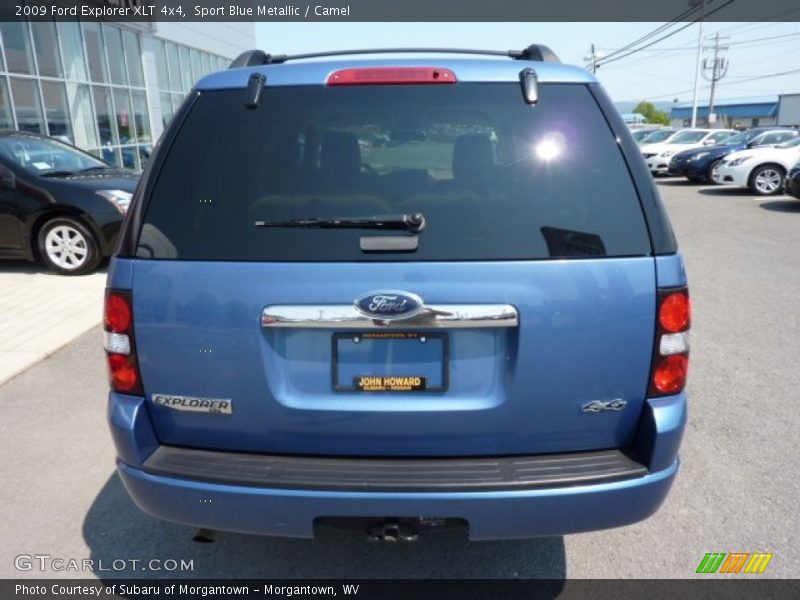 Sport Blue Metallic / Camel 2009 Ford Explorer XLT 4x4