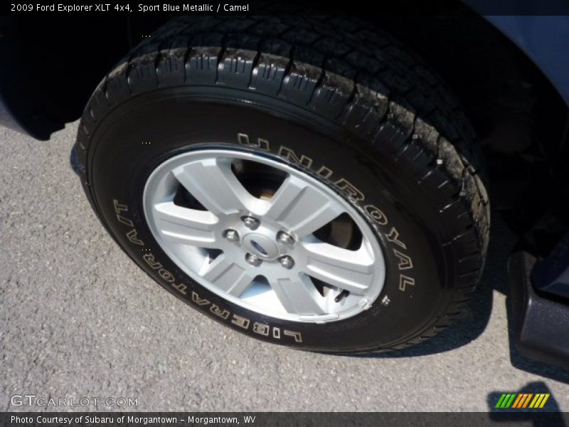 Sport Blue Metallic / Camel 2009 Ford Explorer XLT 4x4