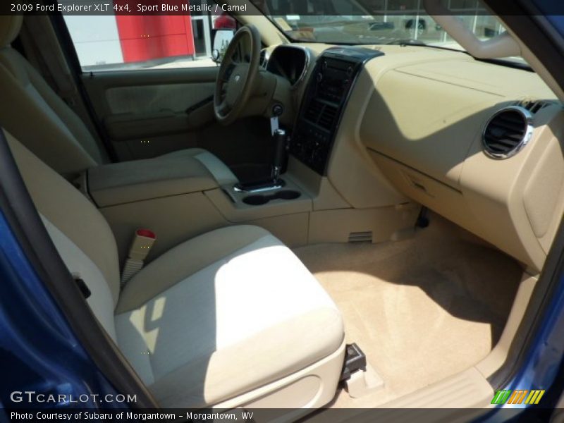 Sport Blue Metallic / Camel 2009 Ford Explorer XLT 4x4