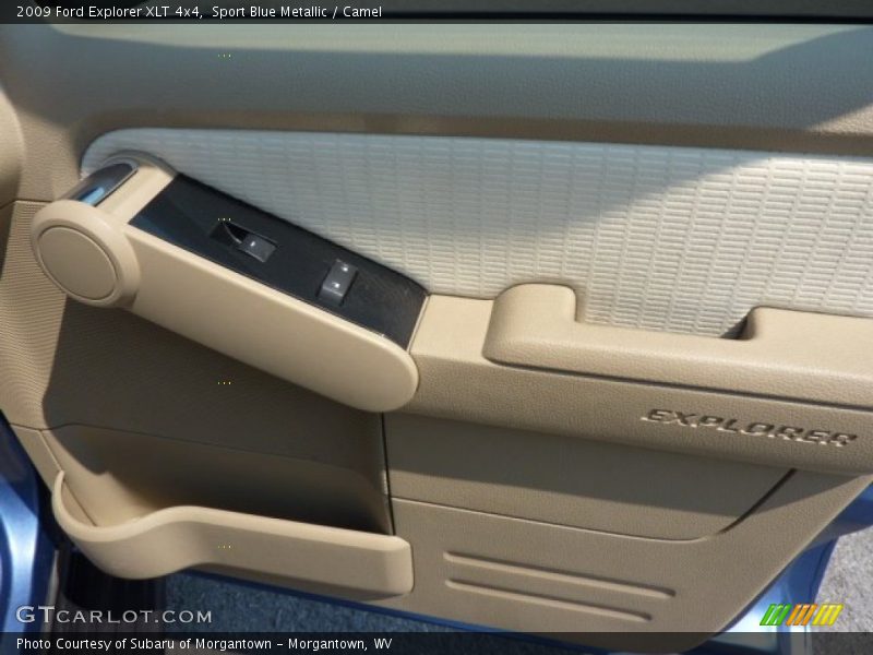 Sport Blue Metallic / Camel 2009 Ford Explorer XLT 4x4