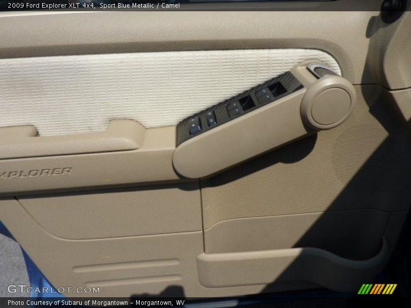 Sport Blue Metallic / Camel 2009 Ford Explorer XLT 4x4