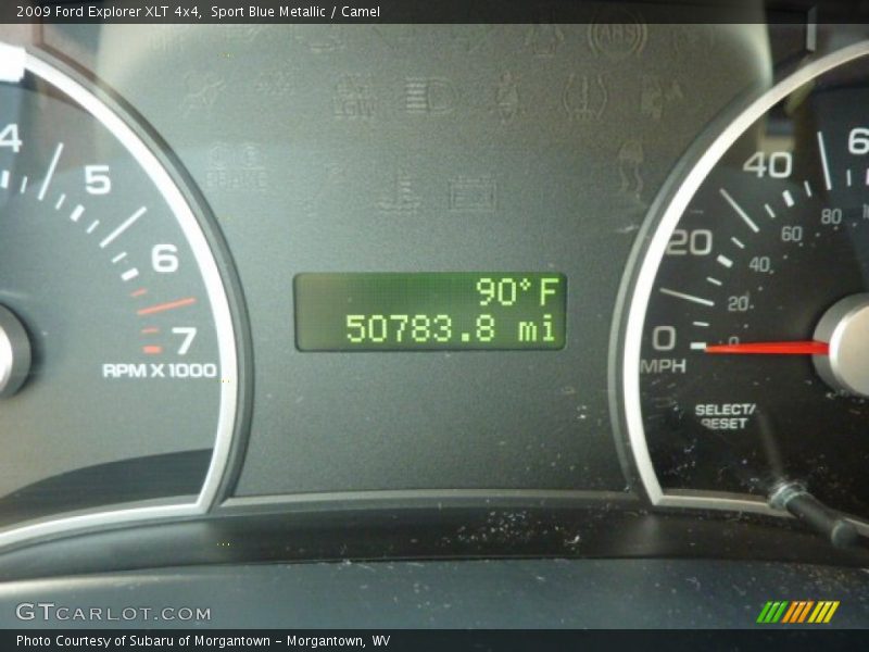 Sport Blue Metallic / Camel 2009 Ford Explorer XLT 4x4