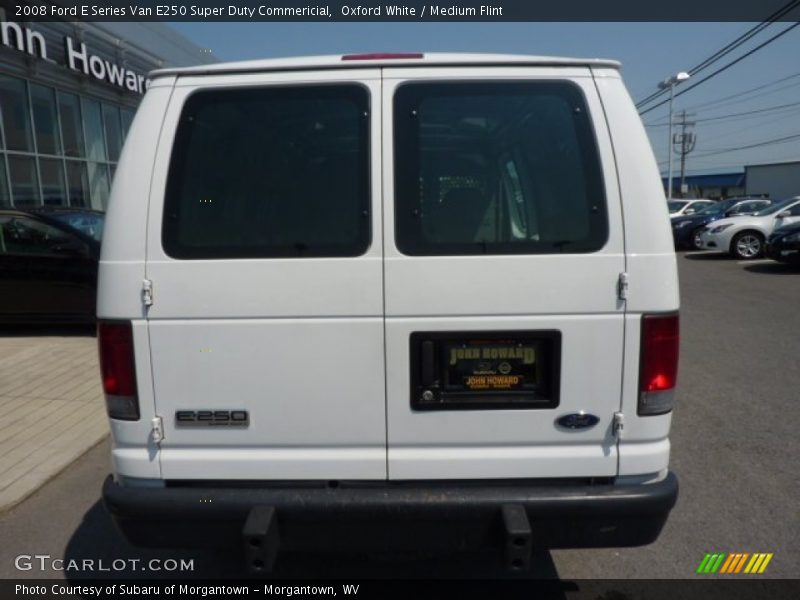 Oxford White / Medium Flint 2008 Ford E Series Van E250 Super Duty Commericial