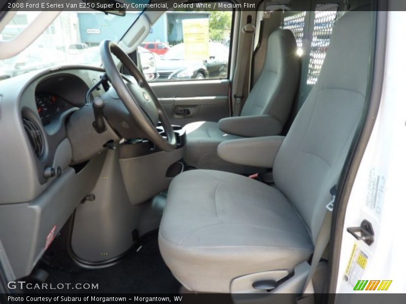 Oxford White / Medium Flint 2008 Ford E Series Van E250 Super Duty Commericial