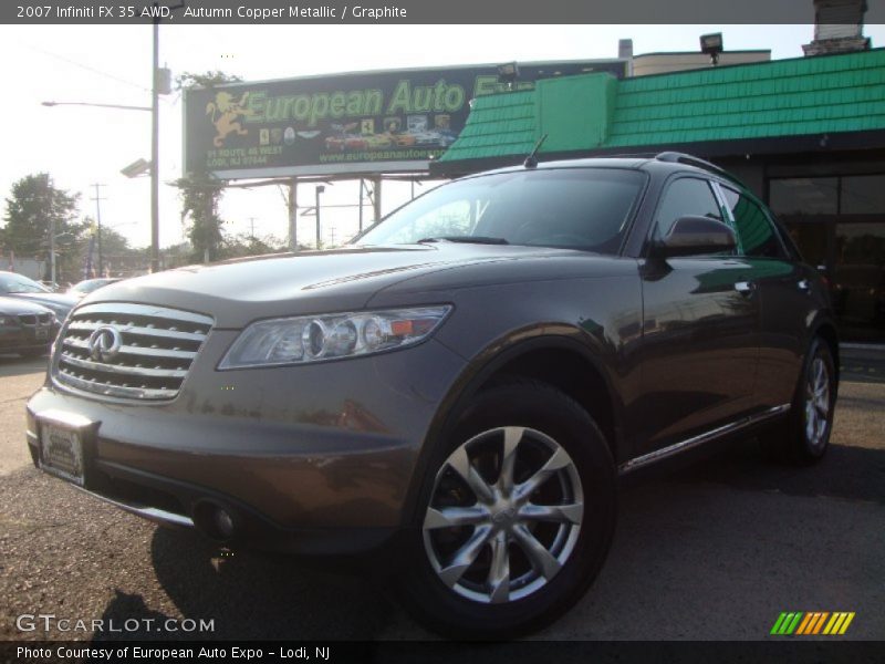 Autumn Copper Metallic / Graphite 2007 Infiniti FX 35 AWD