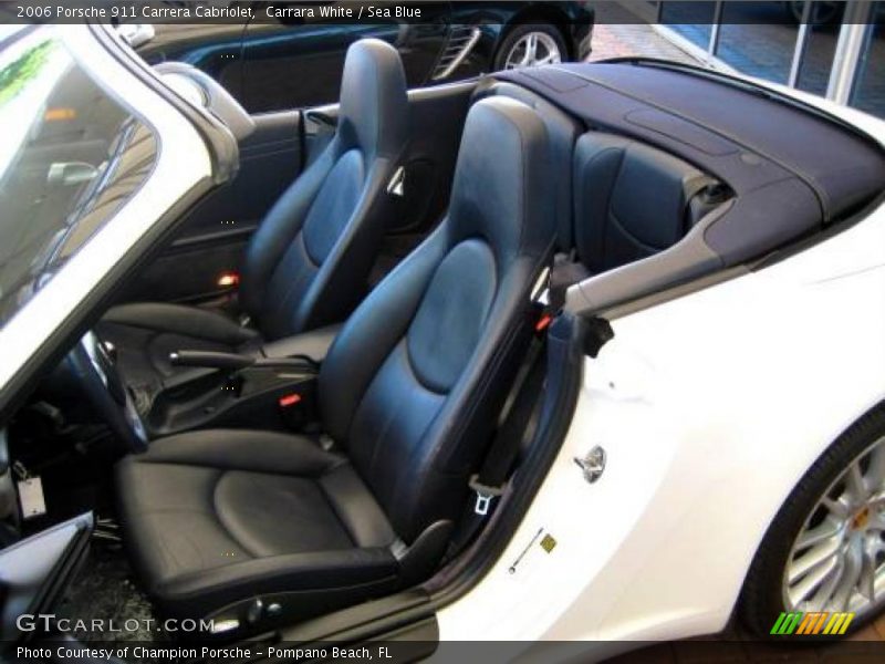  2006 911 Carrera Cabriolet Sea Blue Interior