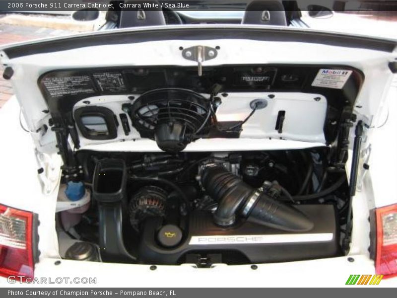  2006 911 Carrera Cabriolet Engine - 3.6 Liter DOHC 24V VarioCam Flat 6 Cylinder