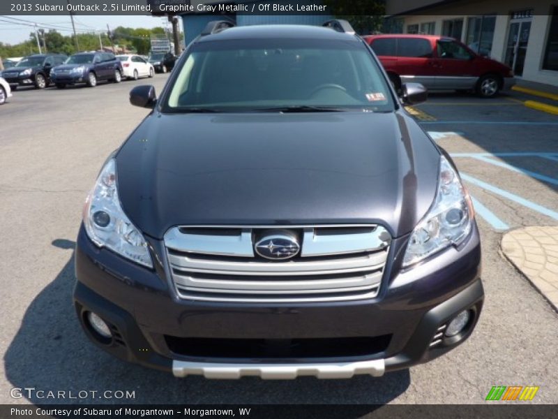 Graphite Gray Metallic / Off Black Leather 2013 Subaru Outback 2.5i Limited