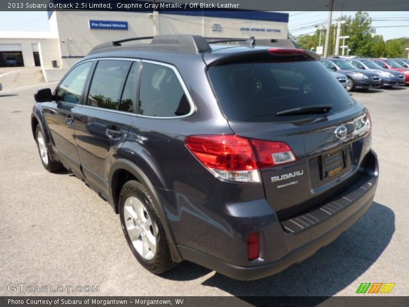 Graphite Gray Metallic / Off Black Leather 2013 Subaru Outback 2.5i Limited