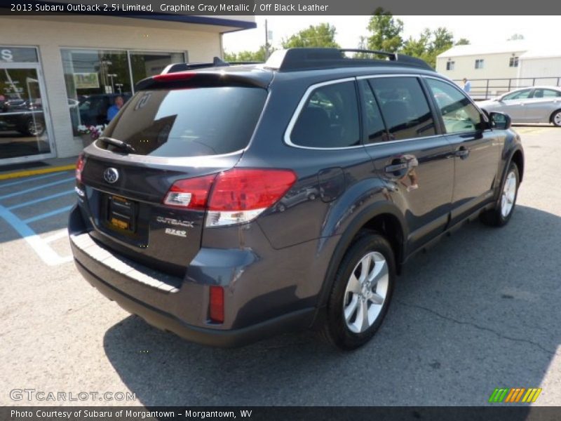 Graphite Gray Metallic / Off Black Leather 2013 Subaru Outback 2.5i Limited