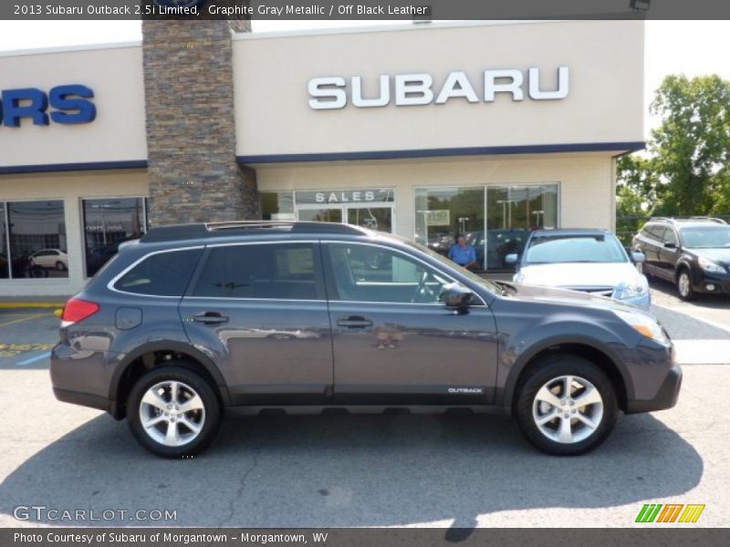 Graphite Gray Metallic / Off Black Leather 2013 Subaru Outback 2.5i Limited