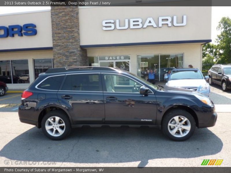 Deep Indigo Pearl / Ivory 2013 Subaru Outback 2.5i Premium