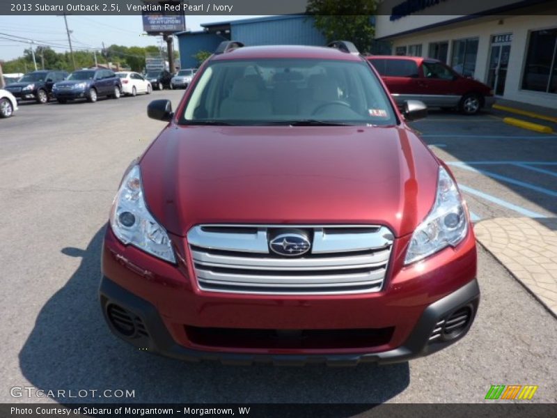 Venetian Red Pearl / Ivory 2013 Subaru Outback 2.5i