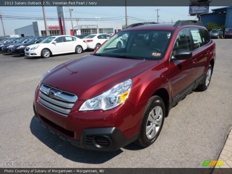 Venetian Red Pearl / Ivory 2013 Subaru Outback 2.5i