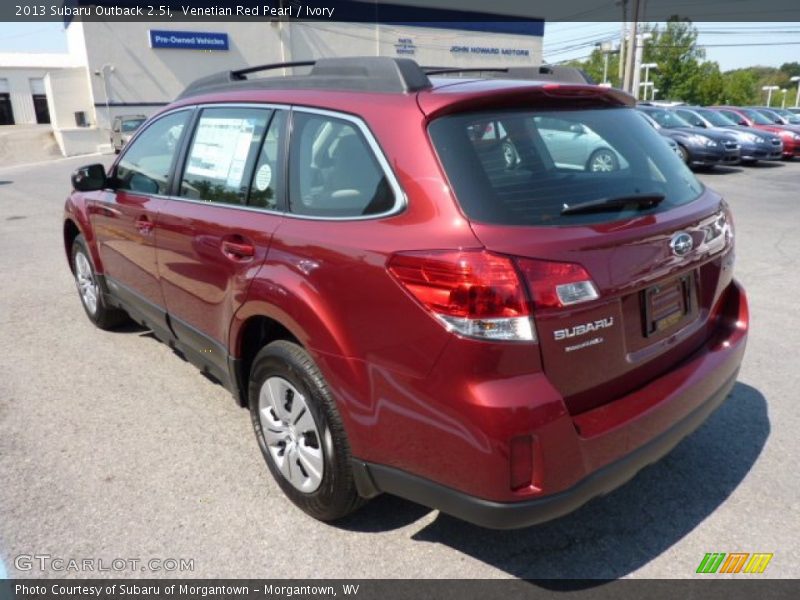 Venetian Red Pearl / Ivory 2013 Subaru Outback 2.5i