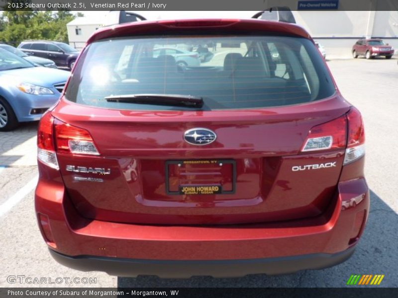 Venetian Red Pearl / Ivory 2013 Subaru Outback 2.5i
