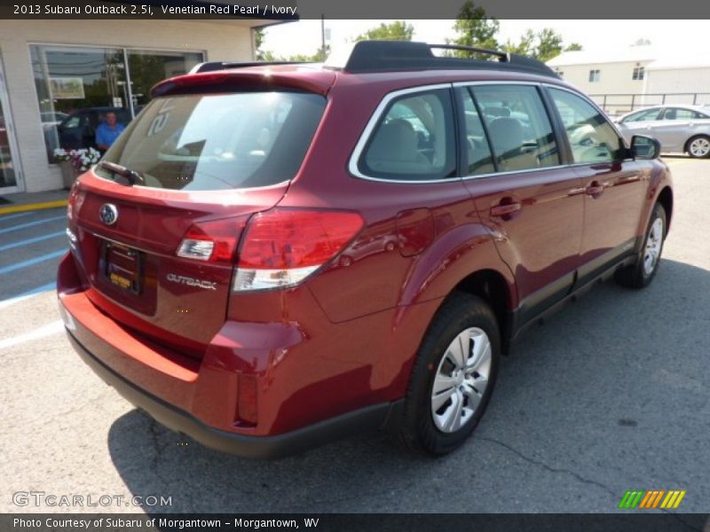 Venetian Red Pearl / Ivory 2013 Subaru Outback 2.5i