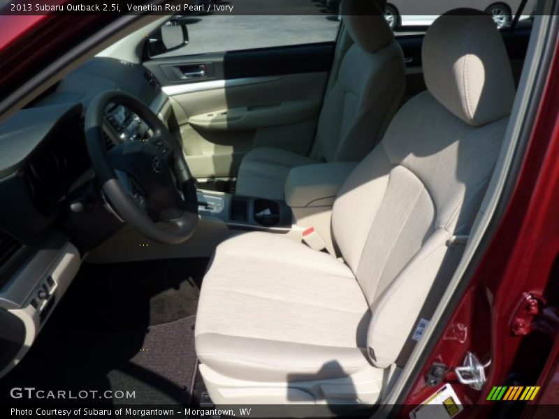 Venetian Red Pearl / Ivory 2013 Subaru Outback 2.5i