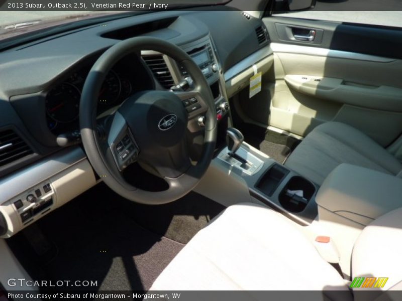 Venetian Red Pearl / Ivory 2013 Subaru Outback 2.5i