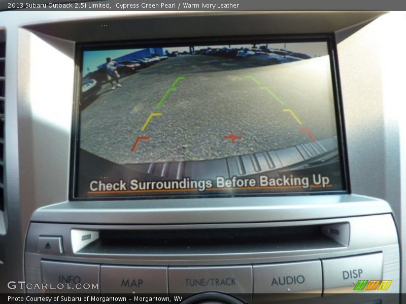 Cypress Green Pearl / Warm Ivory Leather 2013 Subaru Outback 2.5i Limited