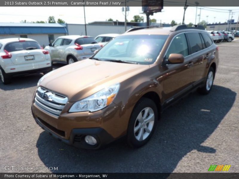 Caramel Bronze Pearl / Ivory 2013 Subaru Outback 2.5i Premium