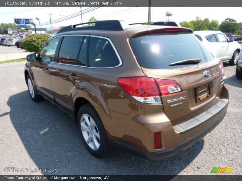 Caramel Bronze Pearl / Ivory 2013 Subaru Outback 2.5i Premium
