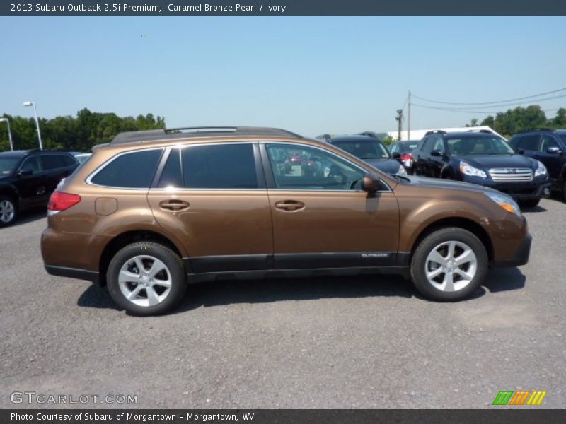 Caramel Bronze Pearl / Ivory 2013 Subaru Outback 2.5i Premium