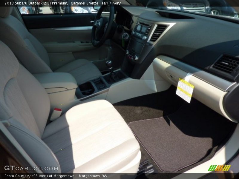 Caramel Bronze Pearl / Ivory 2013 Subaru Outback 2.5i Premium