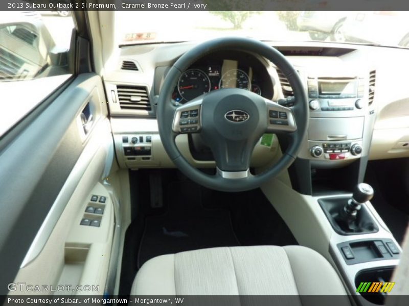 Caramel Bronze Pearl / Ivory 2013 Subaru Outback 2.5i Premium