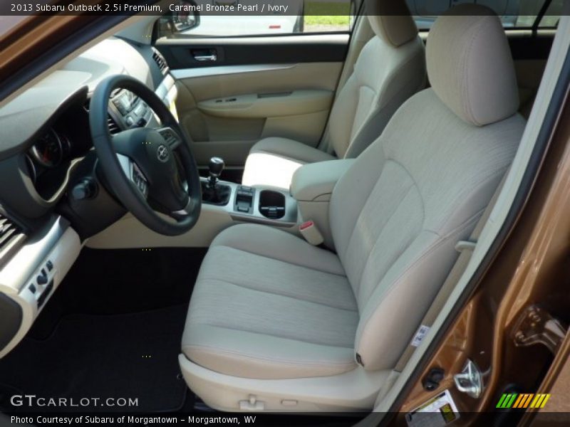 Caramel Bronze Pearl / Ivory 2013 Subaru Outback 2.5i Premium