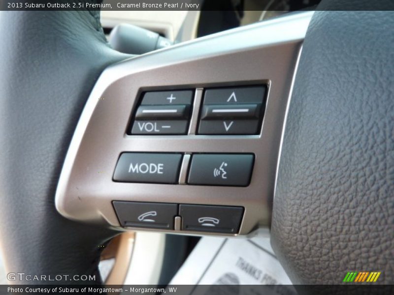 Caramel Bronze Pearl / Ivory 2013 Subaru Outback 2.5i Premium