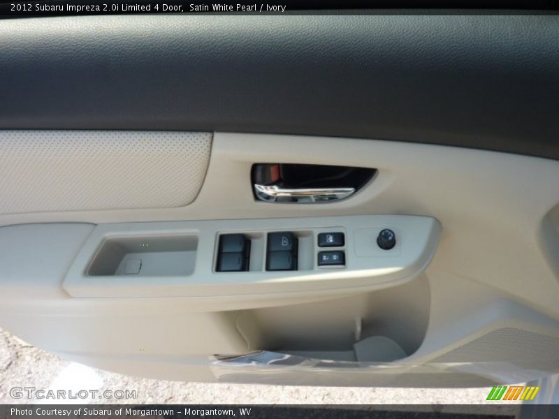 Satin White Pearl / Ivory 2012 Subaru Impreza 2.0i Limited 4 Door
