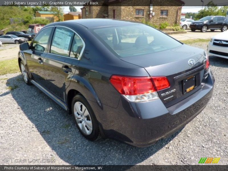 Graphite Gray Metallic / Black 2013 Subaru Legacy 2.5i