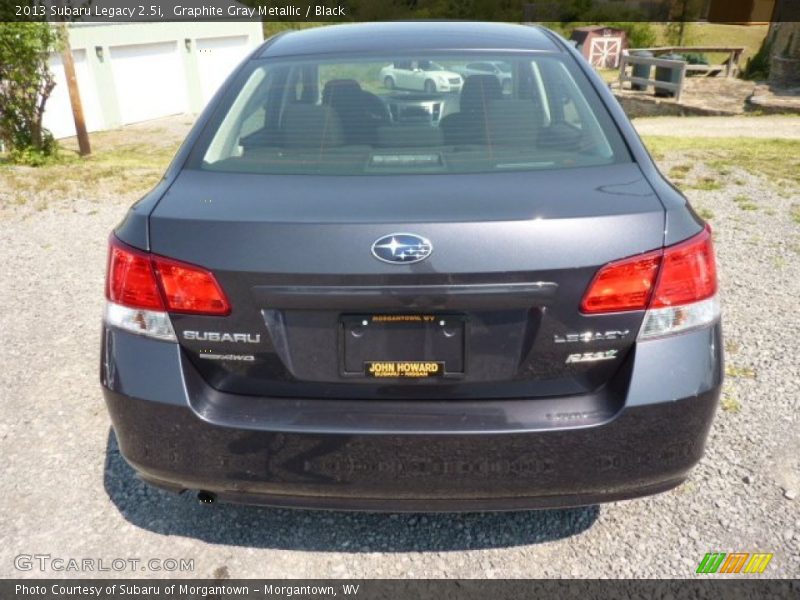 Graphite Gray Metallic / Black 2013 Subaru Legacy 2.5i