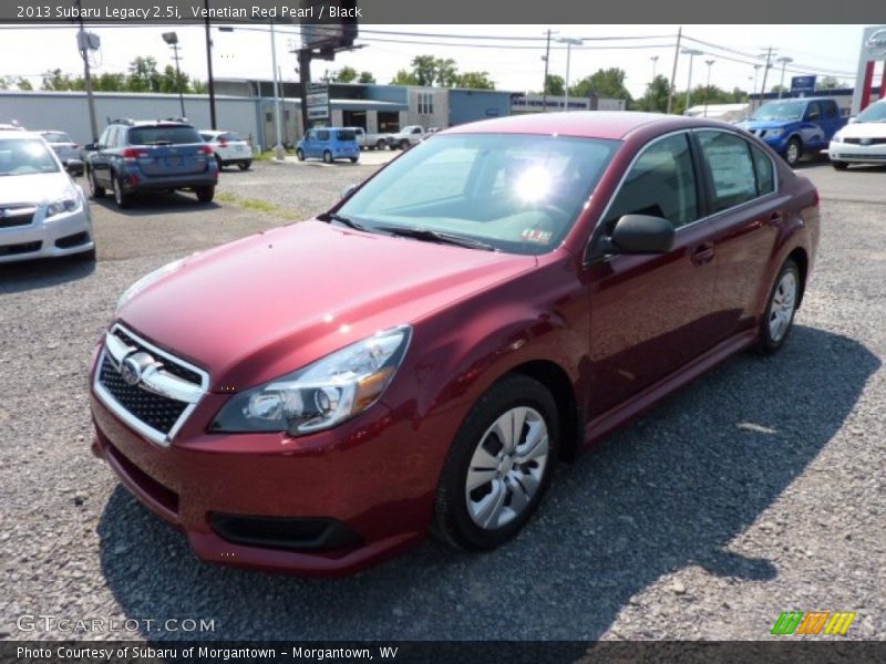 Venetian Red Pearl / Black 2013 Subaru Legacy 2.5i