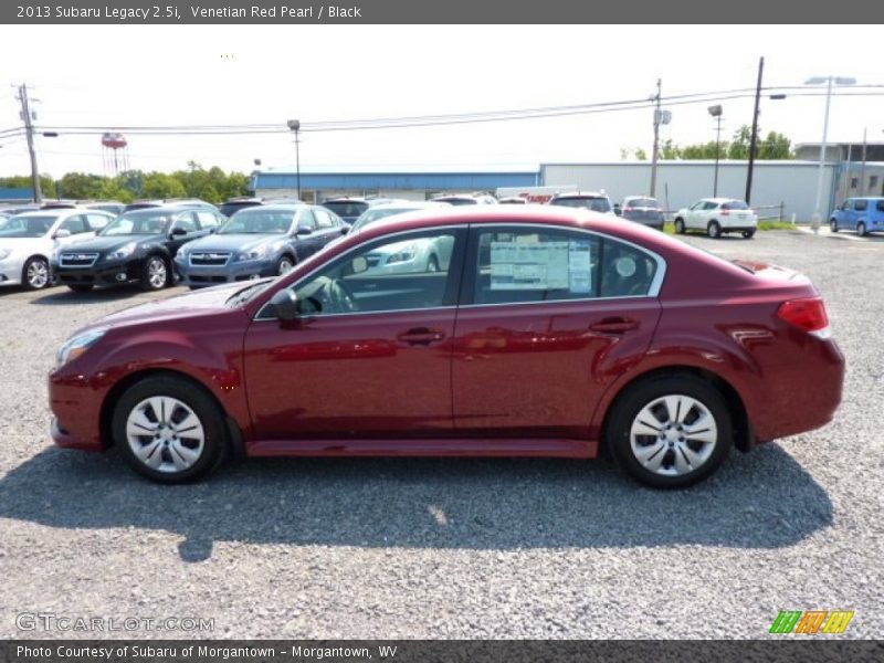 Venetian Red Pearl / Black 2013 Subaru Legacy 2.5i