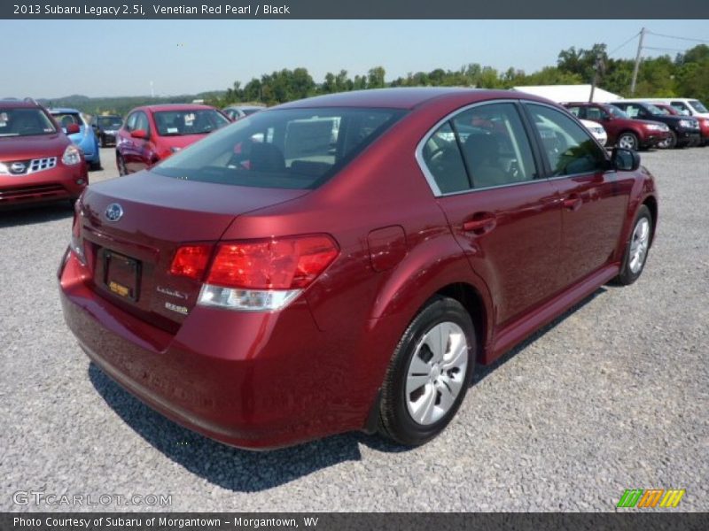 Venetian Red Pearl / Black 2013 Subaru Legacy 2.5i
