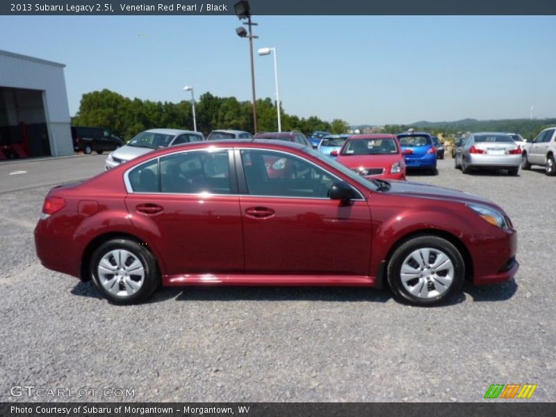 Venetian Red Pearl / Black 2013 Subaru Legacy 2.5i