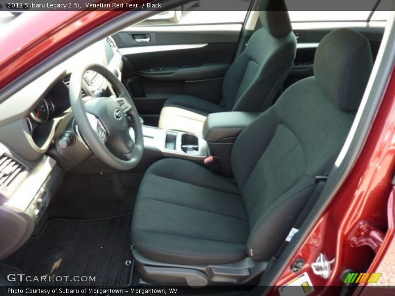 Venetian Red Pearl / Black 2013 Subaru Legacy 2.5i