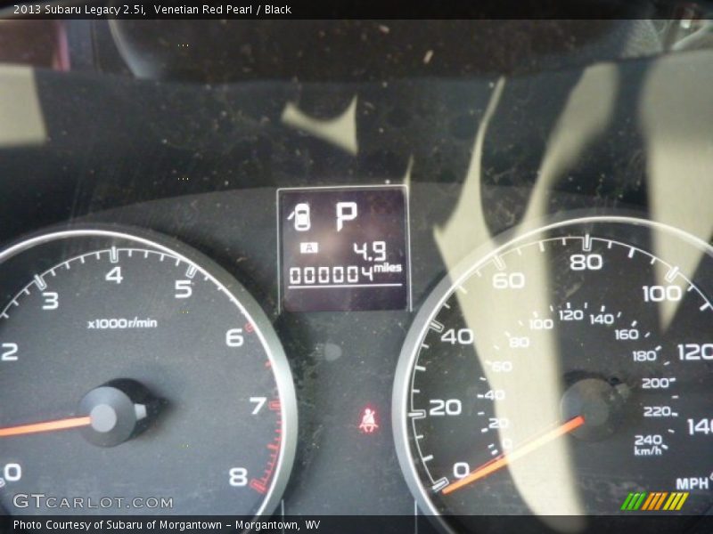 Venetian Red Pearl / Black 2013 Subaru Legacy 2.5i