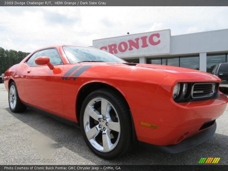 HEMI Orange / Dark Slate Gray 2009 Dodge Challenger R/T