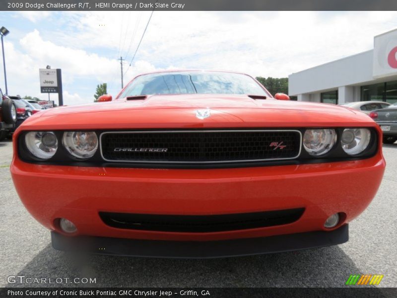 HEMI Orange / Dark Slate Gray 2009 Dodge Challenger R/T