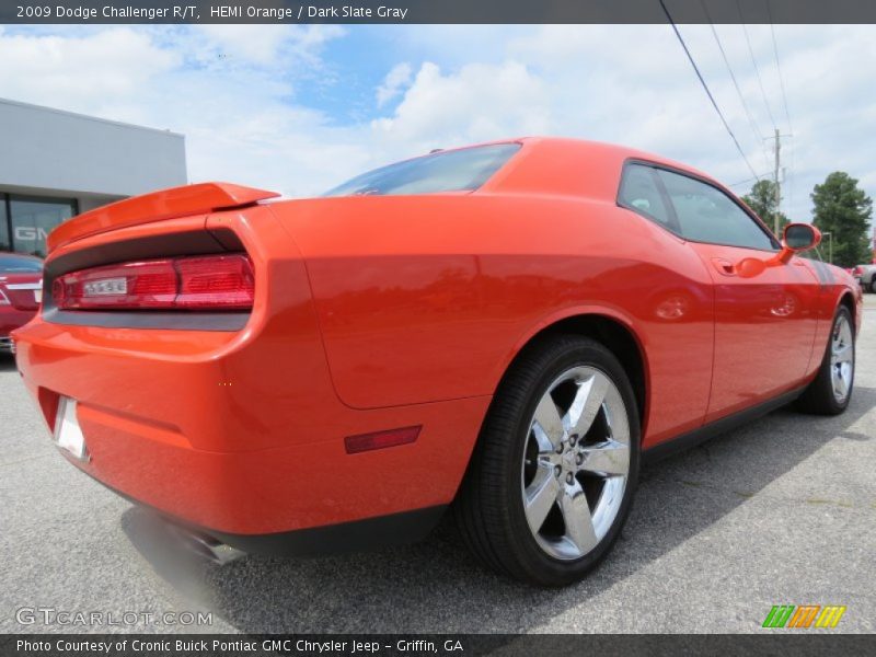 HEMI Orange / Dark Slate Gray 2009 Dodge Challenger R/T