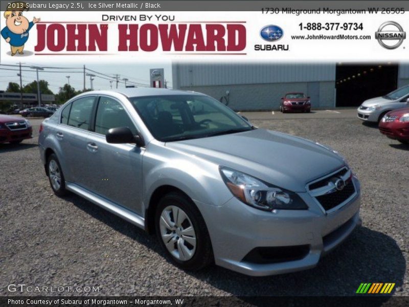 Ice Silver Metallic / Black 2013 Subaru Legacy 2.5i